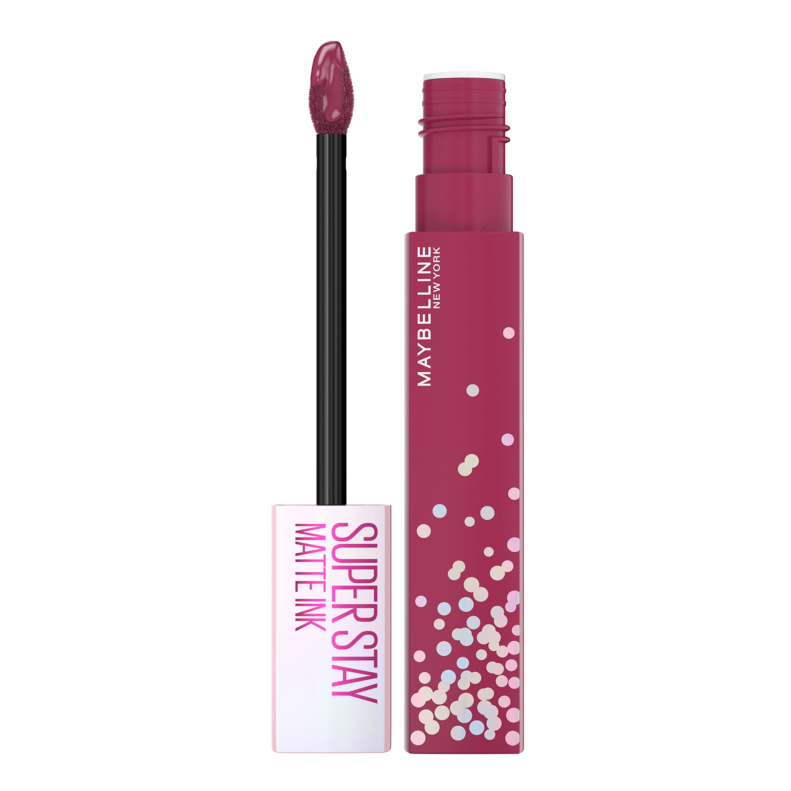 Maybelline Super Stay Matte Ink Liquid Lipstick Makeup, Long Lasting High Impact Color, Up to 16H Wear, Seductress, Light Rosey Nude, 1 Count